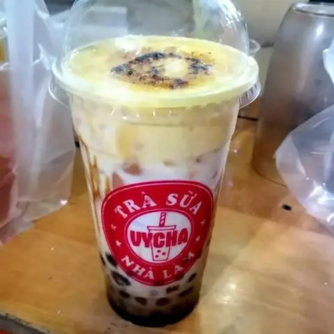 Hình ảnh Trà sữa kem trứng nướng