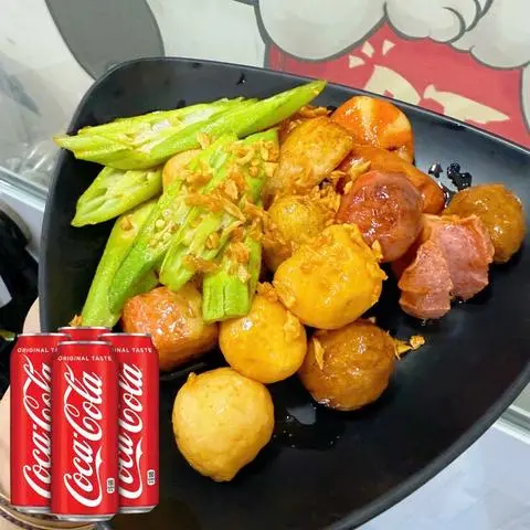 Hình ảnh Combo xiên que mắm + coca