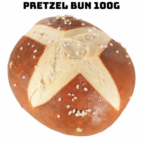 Hình ảnh Laugenbrötchen - Pretzel bun 100g - Bánh mì nước gio dạng ổ