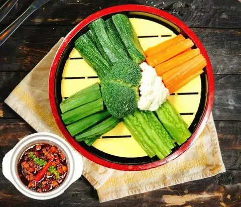 Hình ảnh rau luộc thập cẩm