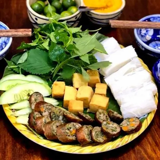 Hình ảnh Bún đậu dồi