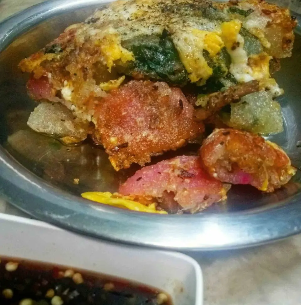 Hình ảnh Bánh Hẹ Liễu chiên trứng (mặn)