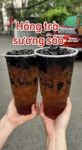 Hình ảnh Hồng Trà Sương Sáo Củ Năng ly 1 lít 3