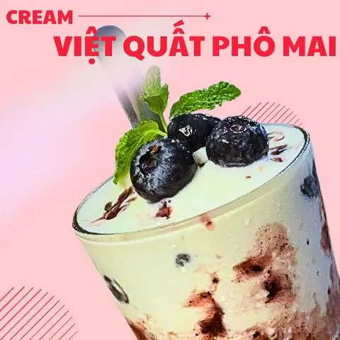 Hình ảnh Blueberry Cheese Shake - Việt Quất Phô Mai Đá Xay