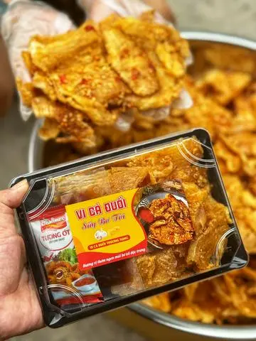 Hình ảnh Vi Cá Đuối Sấy Bơ Tỏi 250g