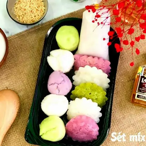 Hình ảnh 1 Hộp (5 Bò Bông + 5 Bò Rễ Tre) Kèm Cốt Dừa