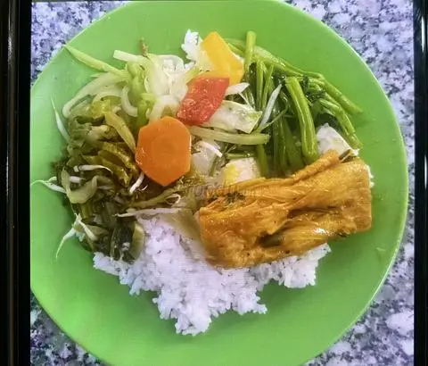 Hình ảnh Cơm đậu hủ chiên sả