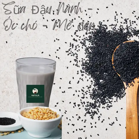 Hình ảnh Sữa Đậu nành - Óc chó - Mè đen