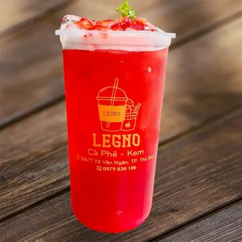 Hình ảnh Trà dâu size L - Strawberry tea