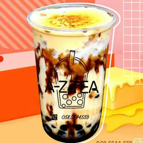 Hình ảnh Sữa tươi trân châu đường đen sốt caramel trứng size 700ml