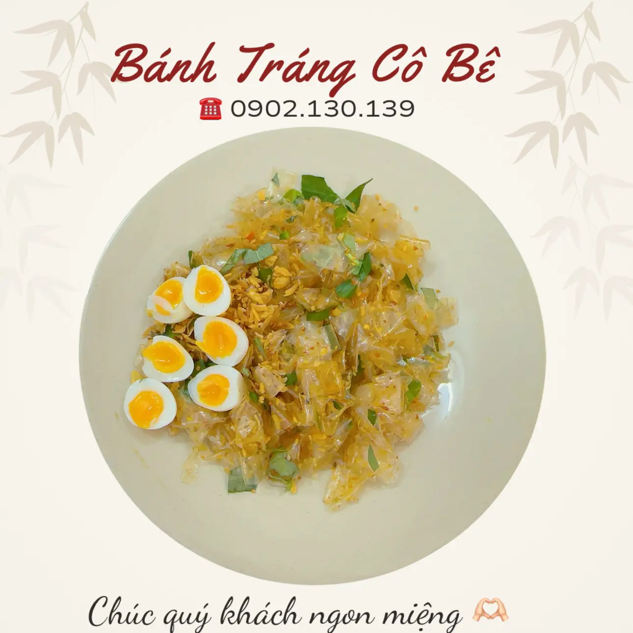 Hình ảnh bánh tráng phơi sương muối nhuyễn trứng lòng đào ( size lớn)