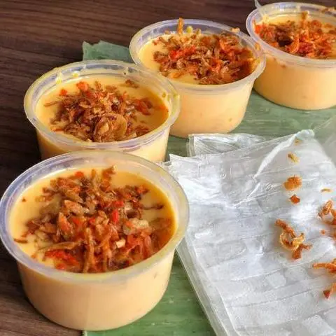 Hình ảnh Bánh tráng chấm sốt muối béo 