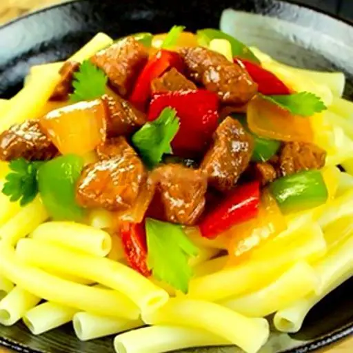 Hình ảnh Nui Xào Bò Lúc Lắc