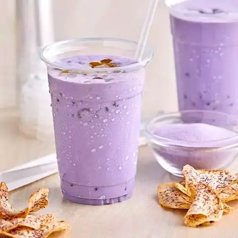 Hình ảnh trà sữa khoai môn _ 1ly 700ml