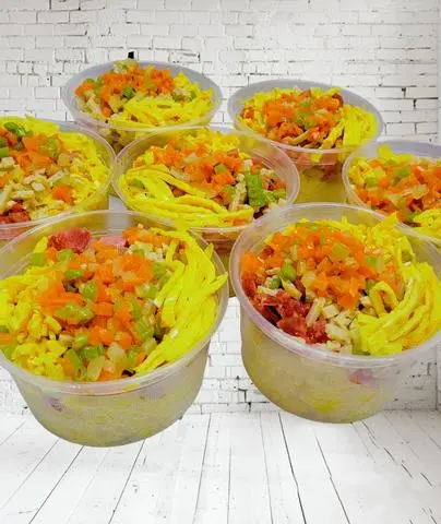 Hình ảnh Cơm Chiên Dương Châu (ST25) Mềm Dẻo + Tặng Sốt Tương Hành Phi