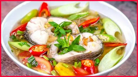 Hình ảnh CANH CHUA CÁ LÓC/LAU/HỒI