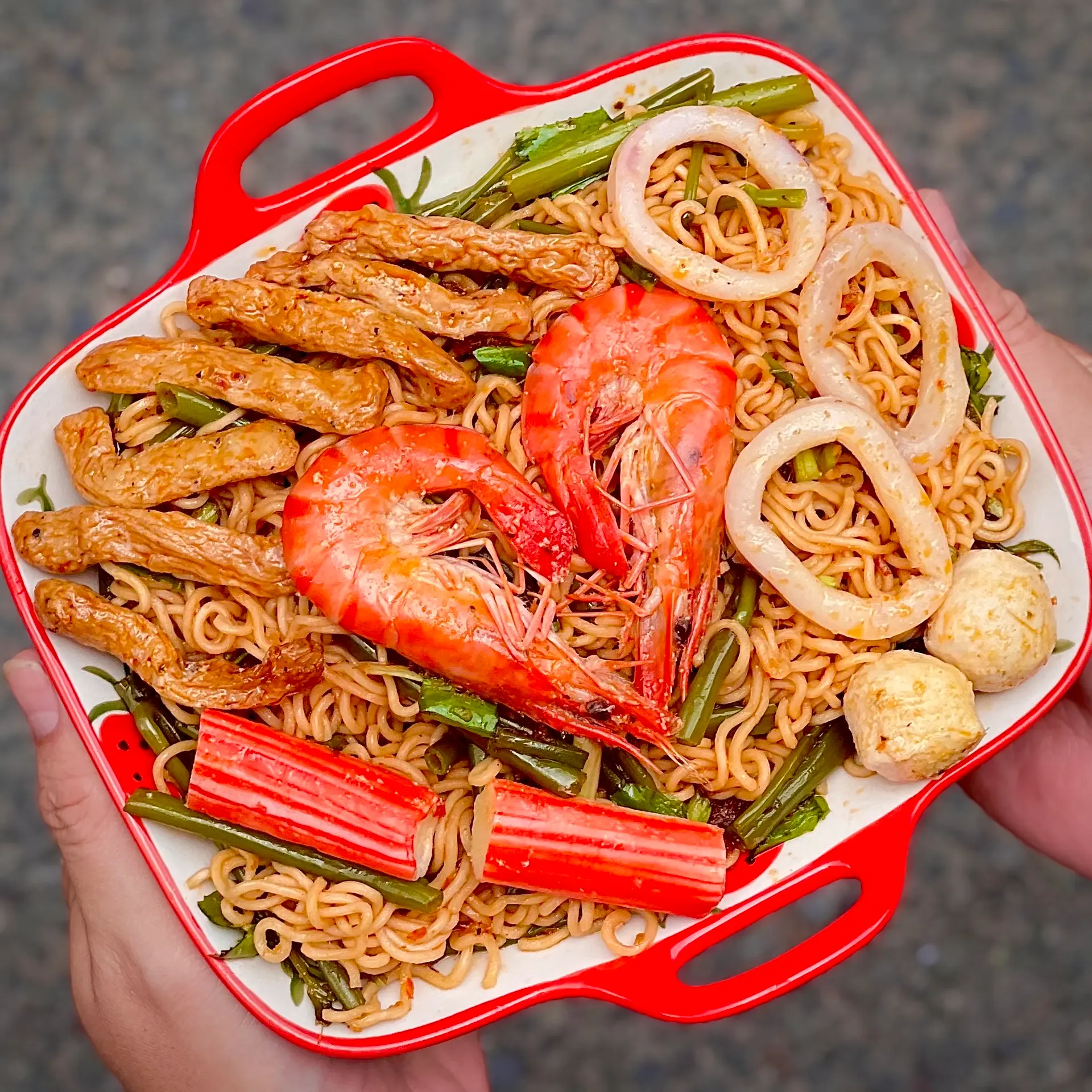 Hình ảnh Mì trộn TomYum Hải Sản