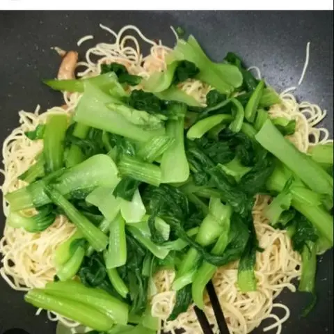 Hình ảnh mì xào rau thêm 