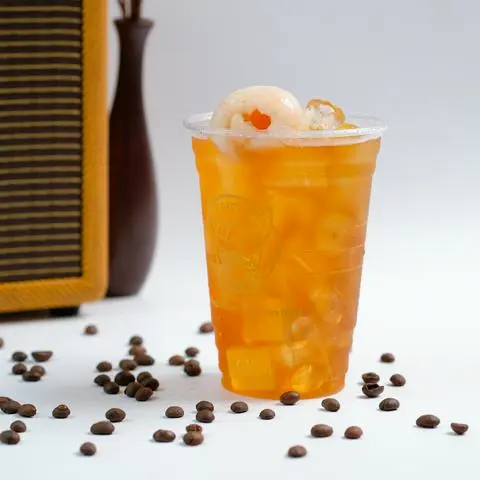 Hình ảnh Trà vải hoa hồng 600ml
