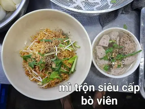 Hình ảnh MÌ TRỘN - BÒ VIÊN GÂN