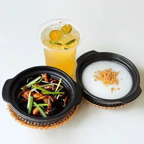Hình ảnh Combo 2 - 3 ếch - 1 cháo - trà tắc