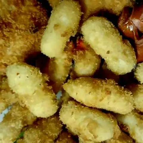 Hình ảnh Tok nhân chiên xù lắc lớn