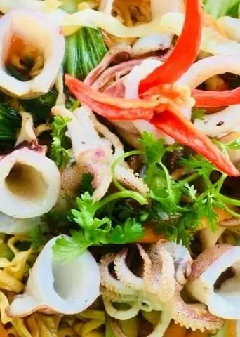 Hình ảnh mì sủi cảo mực