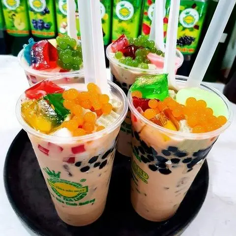 Hình ảnh Trà sữa truyền thống full topping