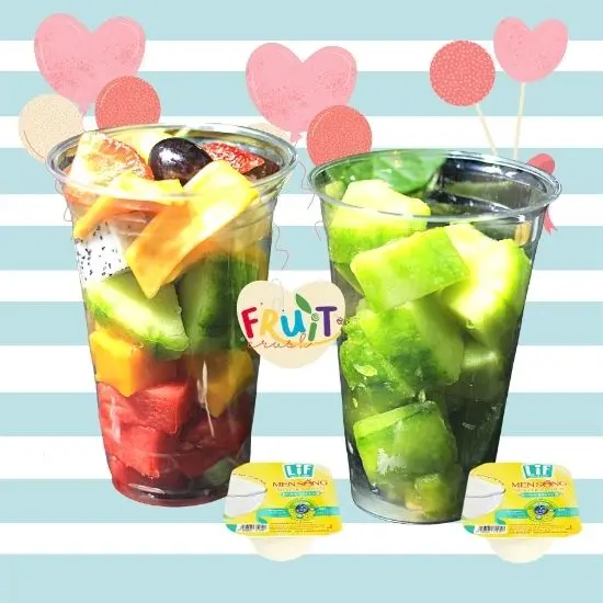 Hình ảnh Combo Thập cẩm dầm sữa chua - Dưa gang