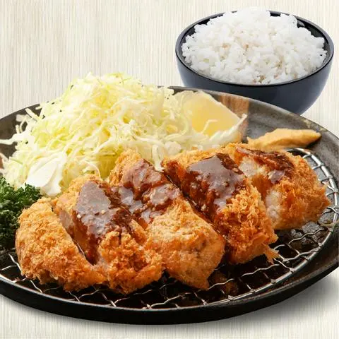 Hình ảnh Thịt chiên sốt tonkatsu