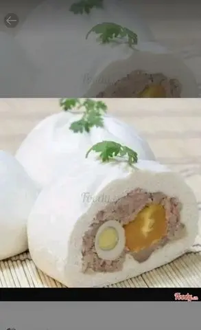 Hình ảnh Bánh Bao Trứng Muối + Trứng cút 