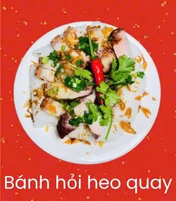 Hình ảnh Bánh hỏi heo quay 