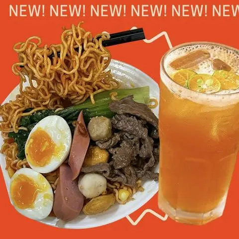 Hình ảnh Combo Mì Trộn Bò Đặc Biệt + Trà Tắc Khổng Lồ