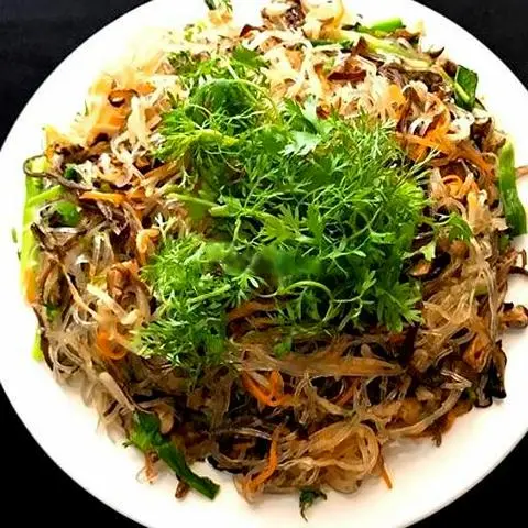 Hình ảnh Miến xào cua chay