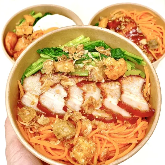 Hình ảnh Mì Trộn Xá Xíu