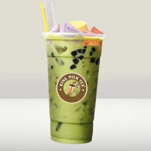 Hình ảnh Trà sữa thái xanh Full Topping