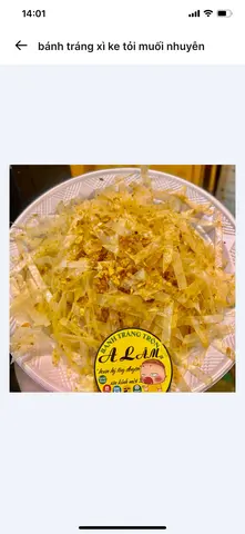 Hình ảnh Bánh Tráng  muối nhuyễn tỏi