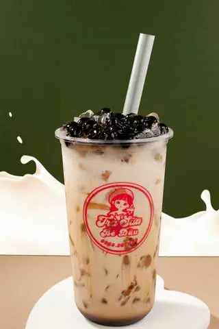 Hình ảnh Sữa tươi trân châu đường đen