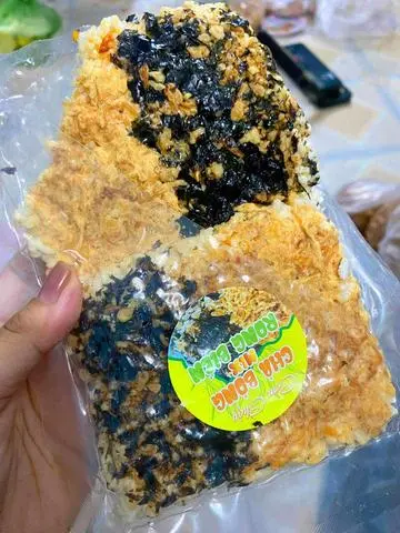 Hình ảnh cơm cháy rong biển chà bông