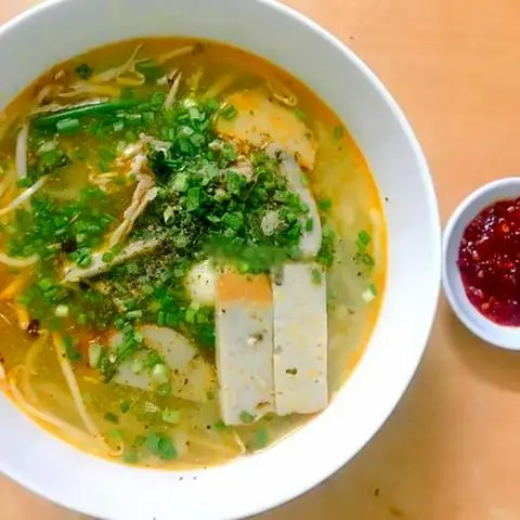 Hình ảnh Bánh canh bột mì - bột sống