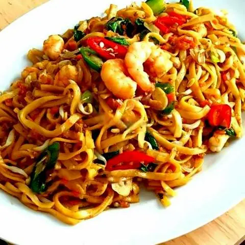 Hình ảnh Mì xào hải sản
