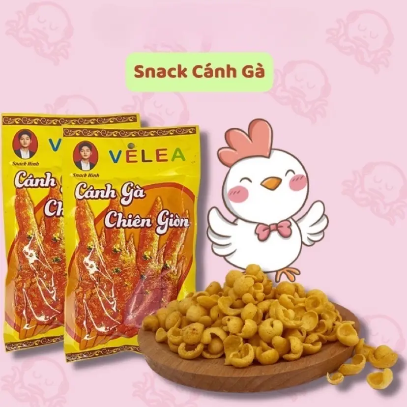 Hình ảnh 2 Gói Snack Cánh Gà Chiên Giòn