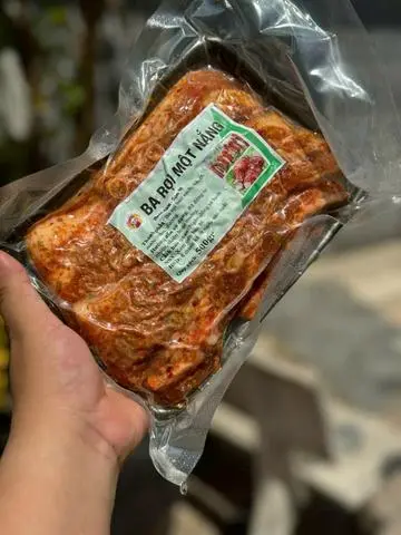 Hình ảnh Ba Rọi Ướp Sả 1 Nắng 500g