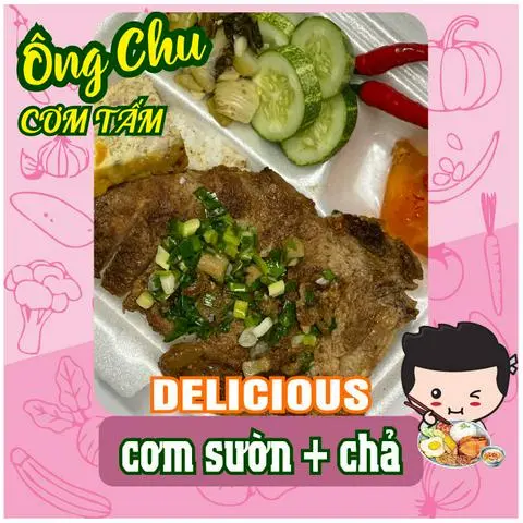 Hình ảnh Cơm sườn chả