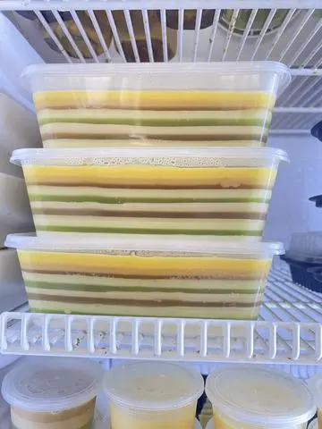 Hình ảnh Rau câu cốt dừa nguyên hộp : ~ 750gram 