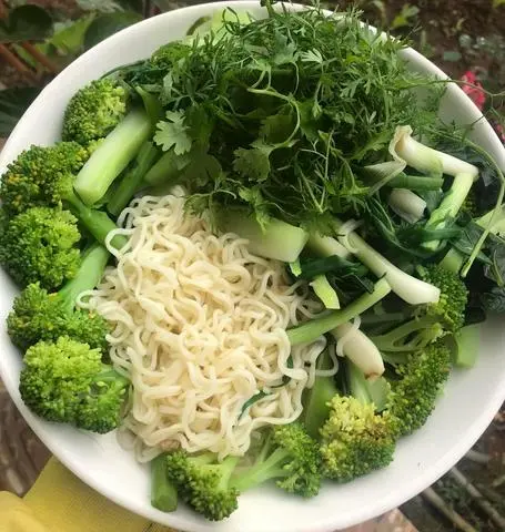 Hình ảnh rau muống xào tỏi