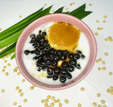 Hình ảnh Tàu hũ bánh flan trân châu