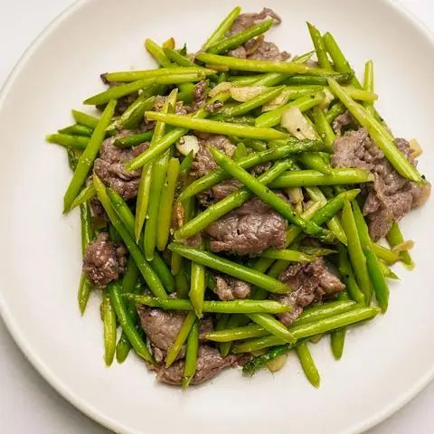 Hình ảnh Măng tây xào bò