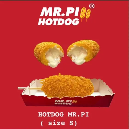 Hình ảnh hotdog mr pi(size s)