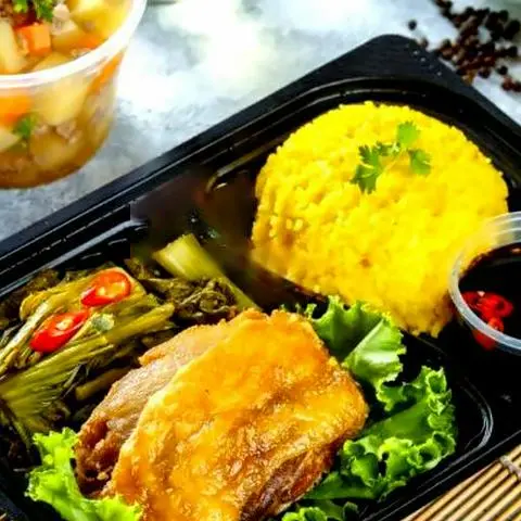 Hình ảnh CƠM GÀ XỐI MỠ NHỎ